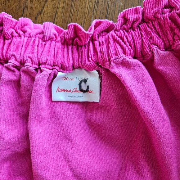 Sale 🎉🥳 4/$25 or $10Hanna Andersson Corduroy Skirt Size 6/7 - Picture 2 of 4